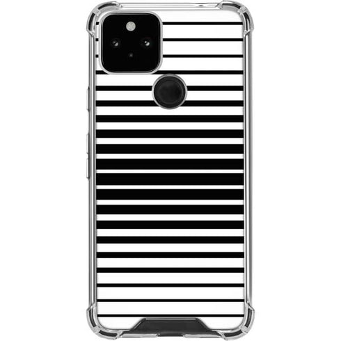 Modern Stripes Google Pixel 5 Clear Case
